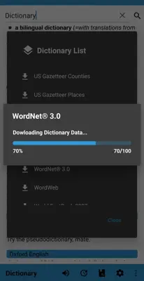 Dictionary android App screenshot 2